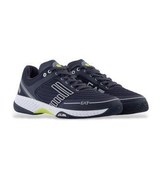 EA7 Scarpe da tennis in argilla blu navy