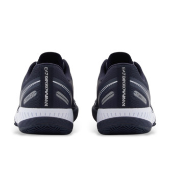 EA7 Scarpe da tennis in argilla blu navy