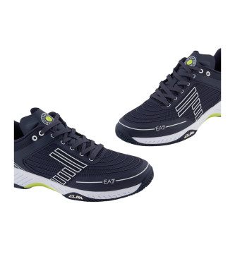 EA7 Scarpe da tennis in argilla blu navy