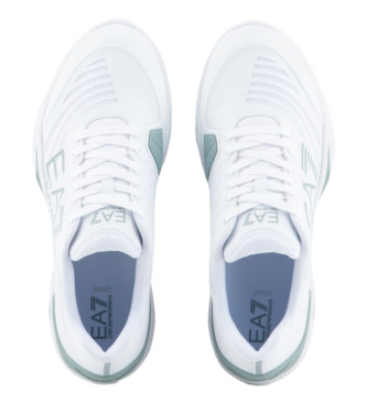EA7 Teniški čevlji Clay beli