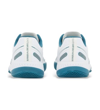 EA7 Teniški čevlji Clay beli