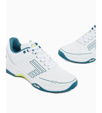 EA7 Teniški čevlji Clay beli