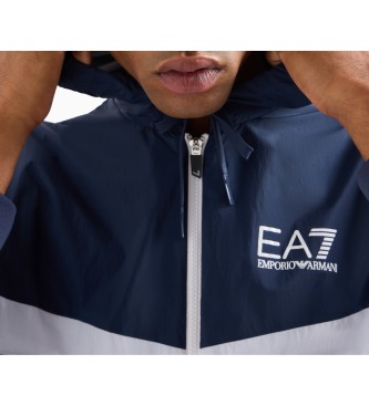EA7 Giacca in nylon blu scuro del Tennis Club