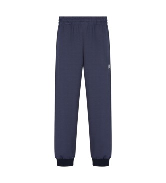 EA7 Calas azul-marinho do Tennis Club