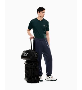 EA7 Tennis Club green knitted T-shirt