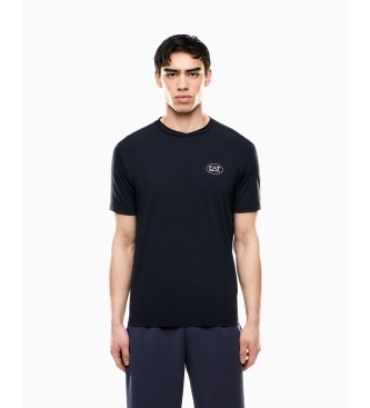EA7 Tennis Club navy knitted T-shirt
