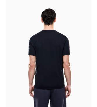 EA7 Tennis Club navy knitted T-shirt