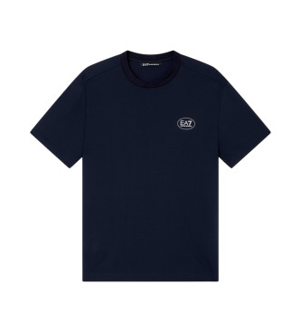 EA7 Tennis Club navy knitted T-shirt