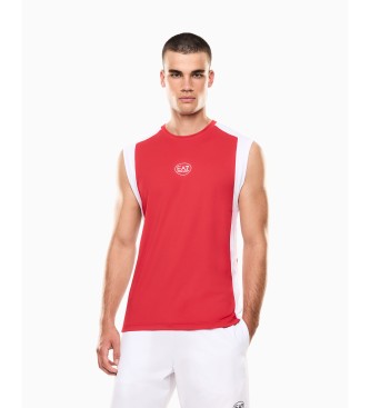 EA7 Tennis Pro r�d T-shirt