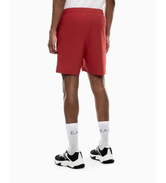 EA7 Short Tennis Pro rouge