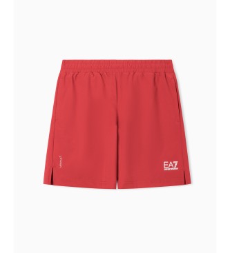EA7 Short Tennis Pro rouge