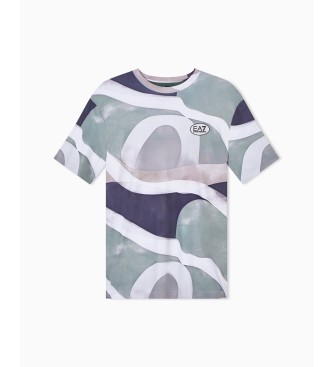 EA7 T-shirt verde Tennis Pro