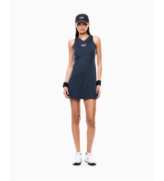EA7 Tennis Pro Kleid total navy