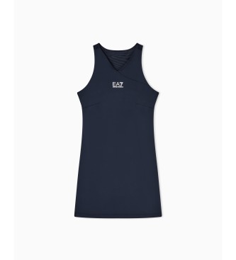 EA7 Tennis Pro Kleid total navy