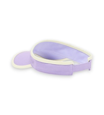 EA7 Ergonomic lilac tennis visor