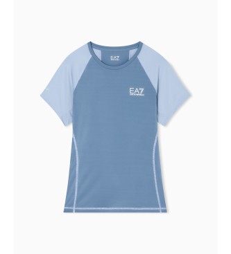 EA7 Tennis blauw T-shirt