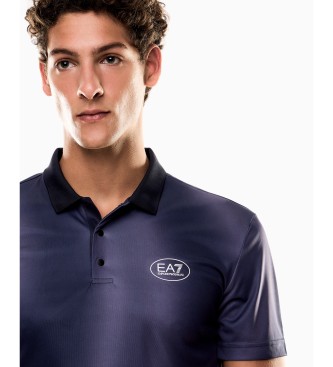 EA7 Polo Tennis Pro Ventus7 Print bleu