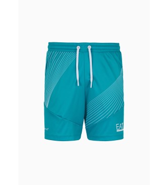 EA7 Shorts Tennis Pro turquesa