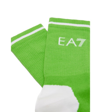 EA7 Chaussettes de tennis vertes