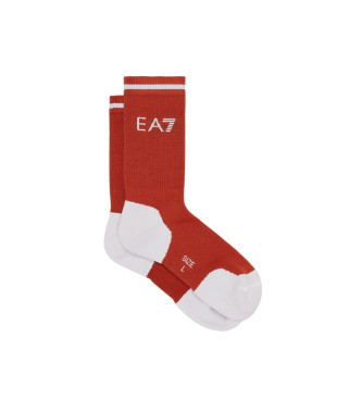 EA7 Tennis Pro Short Socks Red
