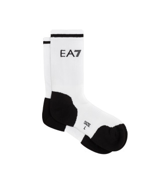 EA7 Tennis Pro Korte Sokken wit