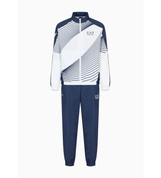 EA7 Tennis Pro Tracksuit in white technical fabric