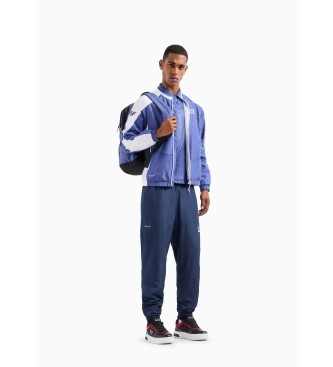EA7 Tennis Pro Tracksuit in navy technical fabric