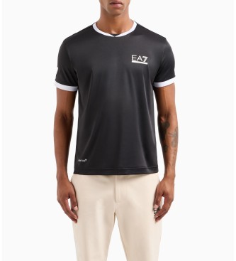 EA7 Tennis Pro T-Shirt M schwarz