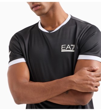 EA7 Tennis Pro T-shirt M sort