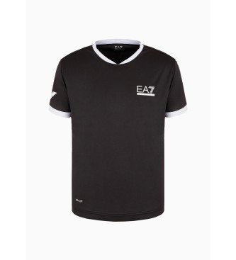 EA7 T-Shirt M preto Tennis Pro