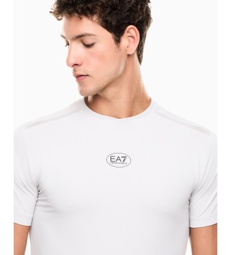EA7 Tennis Pro T-Shirt white light blue