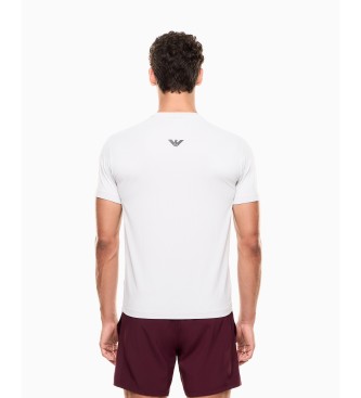 EA7 Tennis Pro T-Shirt white light blue