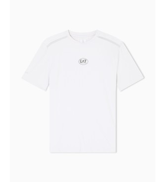 EA7 Tennis Pro T-Shirt white light blue