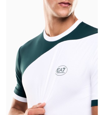 EA7 Tennis Pro Ventus7 T-Shirt white, green