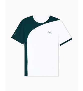 EA7 Tennis Pro Ventus7 T-Shirt white, green