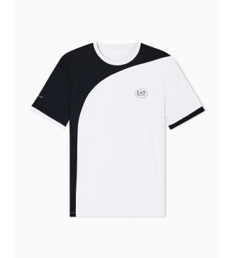 EA7 Tennis Pro Ventus7 T-Shirt white, navy