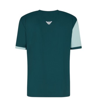 EA7 Tennis Pro Ventus7 Green T-Shirt