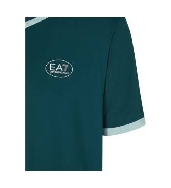 EA7 Tennis Pro Ventus7 Green T-Shirt