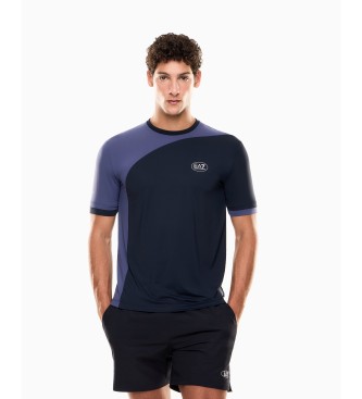 EA7 Tennis Pro Ventus7 Navy T-Shirt