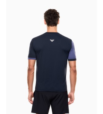 EA7 Tennis Pro Ventus7 Navy T-Shirt