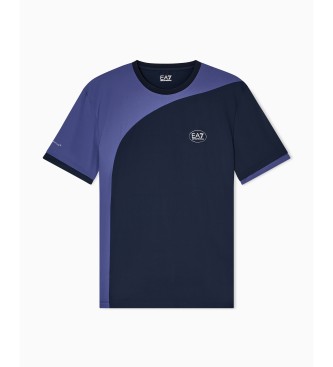 EA7 Tennis Pro Ventus7 Navy T-Shirt