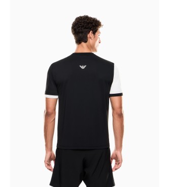 EA7 Tennis Pro Ventus7 Black T-Shirt