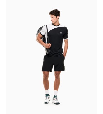 EA7 Tennis Pro Ventus7 Black T-Shirt