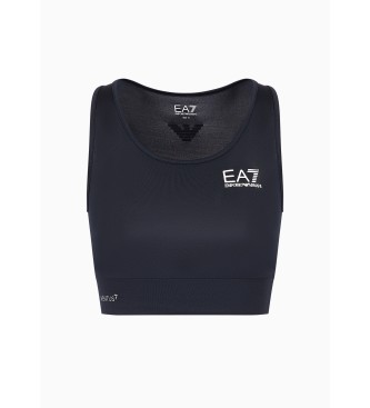 EA7 Majica Tennis Pro v mornariški barvi iz tehnične tkanine Ventus7