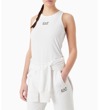 EA7 T-shirt Tennis Pro em tecido tcnico branco