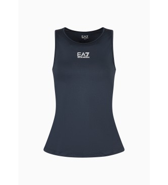 EA7 T-shirt Tennis Pro em tecido tcnico azul-marinho