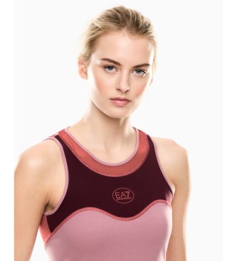 EA7 Tennis Pro Freestyle rosa Kleid