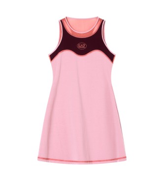EA7 Tennis Pro Freestyle rosa Kleid