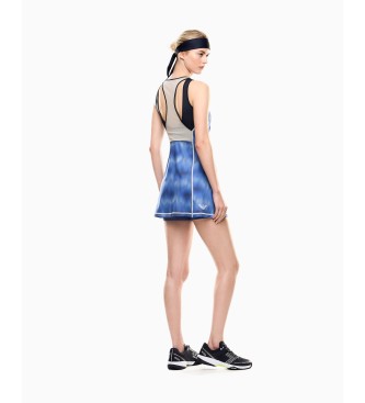 EA7 Tennis Pro Freestyle Kleid blau