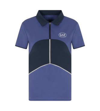EA7 Polo Freestyle Blue Tennis Pro